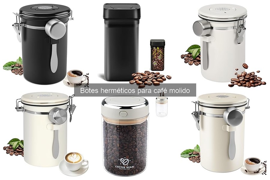 Comparativa de botes herméticos para café molido