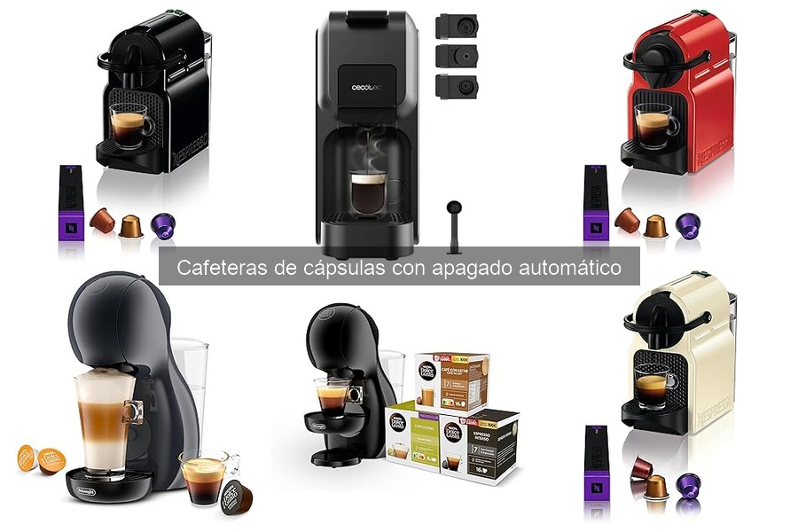 Comparativa de cafeteras de cápsulas con apagado automático