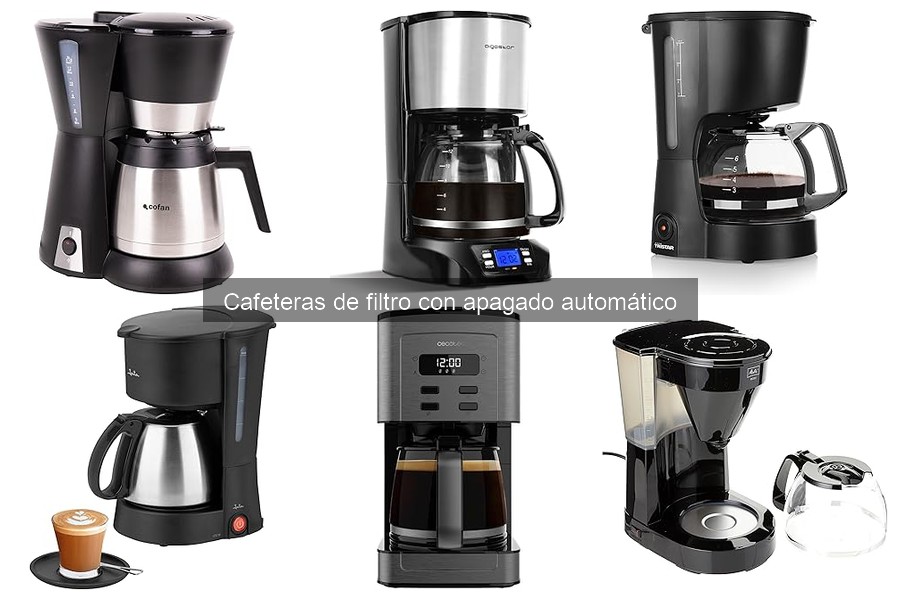 Comparativa de cafeteras de filtro con apagado automático