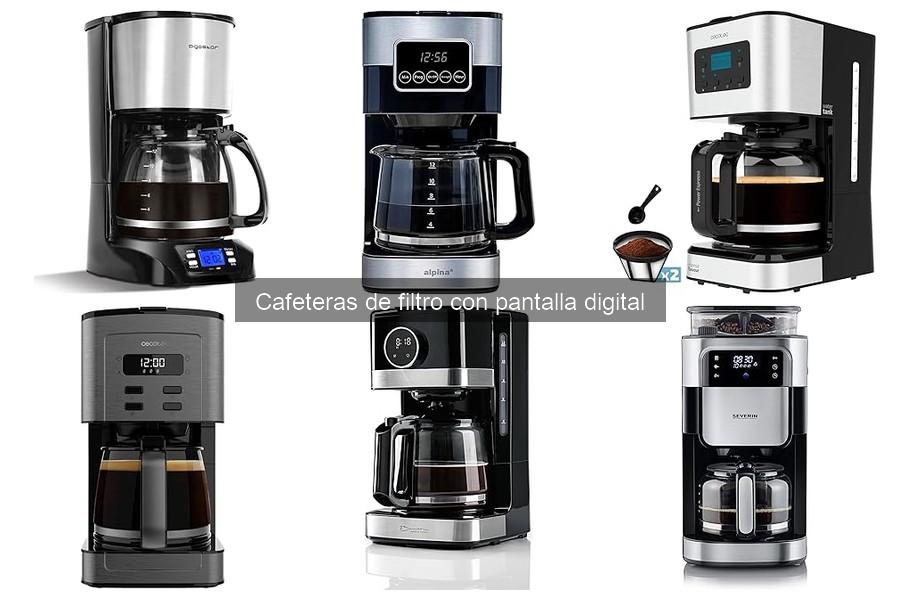 Comparativa de Cafeteras de Filtro con Pantalla Digital