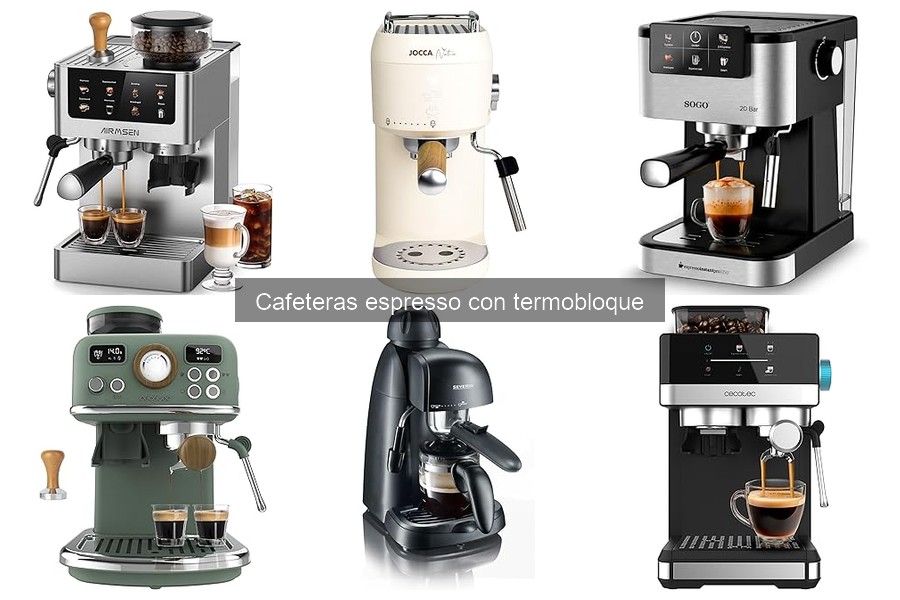 Comparativa de Cafeteras Espresso con Termobloque 2023