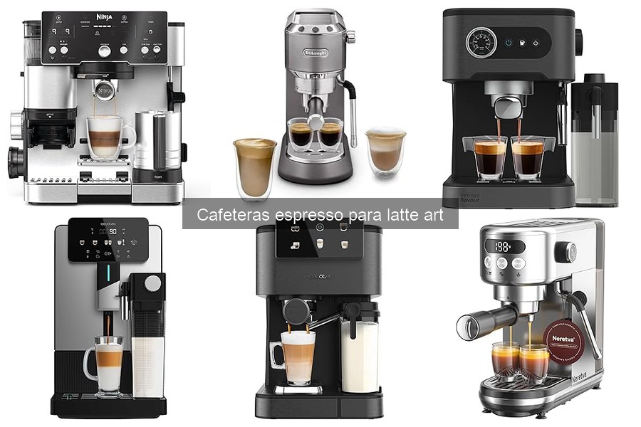 Comparativa de cafeteras espresso para latte art: Cecotec vs. PRIXTON vs. De’Longhi