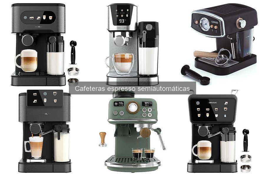 Comparativa de cafeteras espresso semiautomáticas 2023