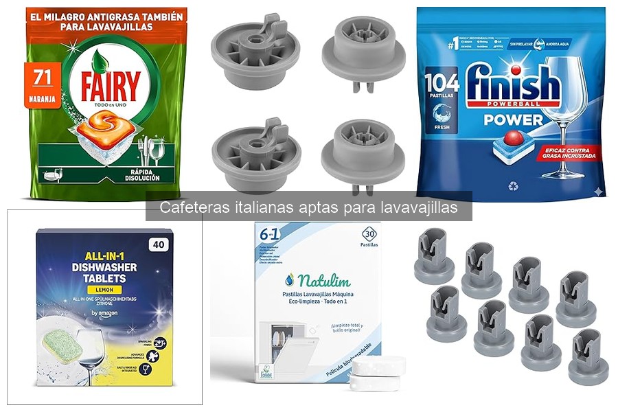 ** Comparativa de Cafeteras Italianas Apta para Lavavajillas