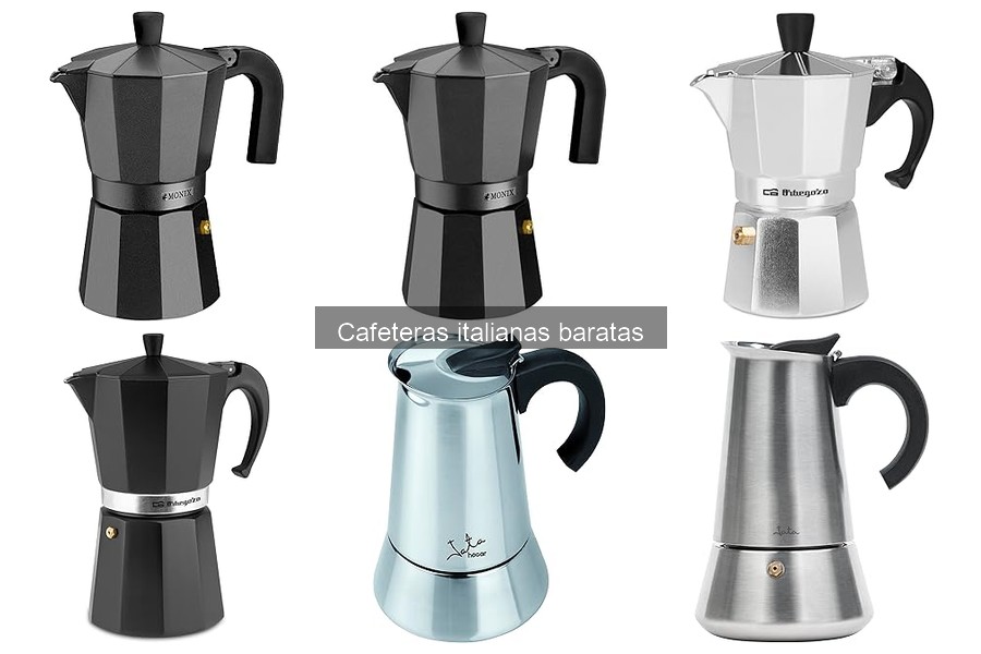 Comparativa de Cafeteras Italianas Baratas y Efectivas
