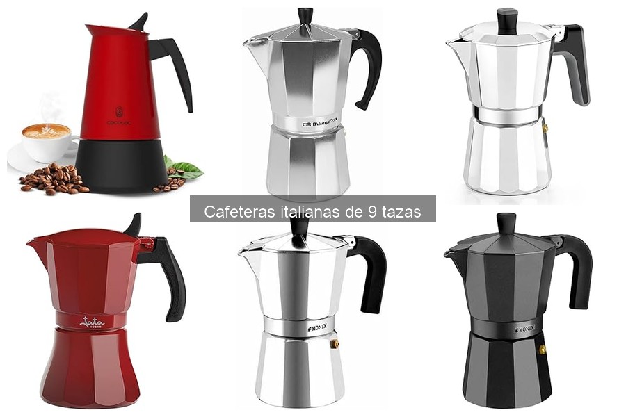 Comparativa de cafeteras italianas de 9 tazas: Monix y Jata