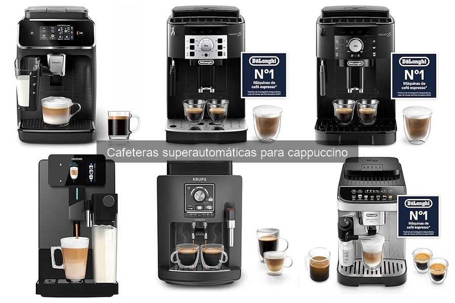 Comparativa de Cafeteras Superautomáticas para Cappuccino