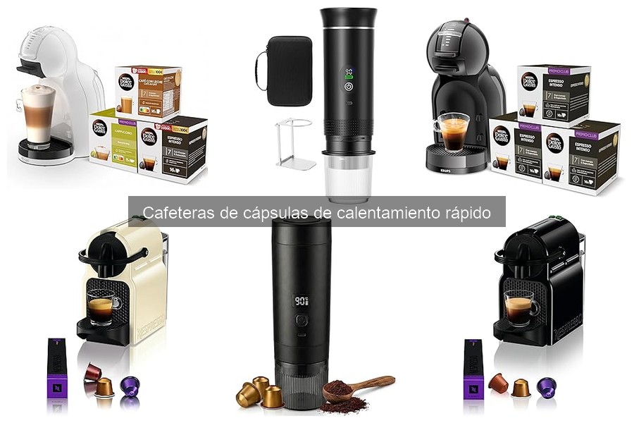 Comparativa de cápsulas para cafeteras de calentamiento rápido