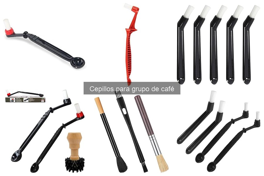 Comparativa de cepillos para grupo de café y métodos de limpieza