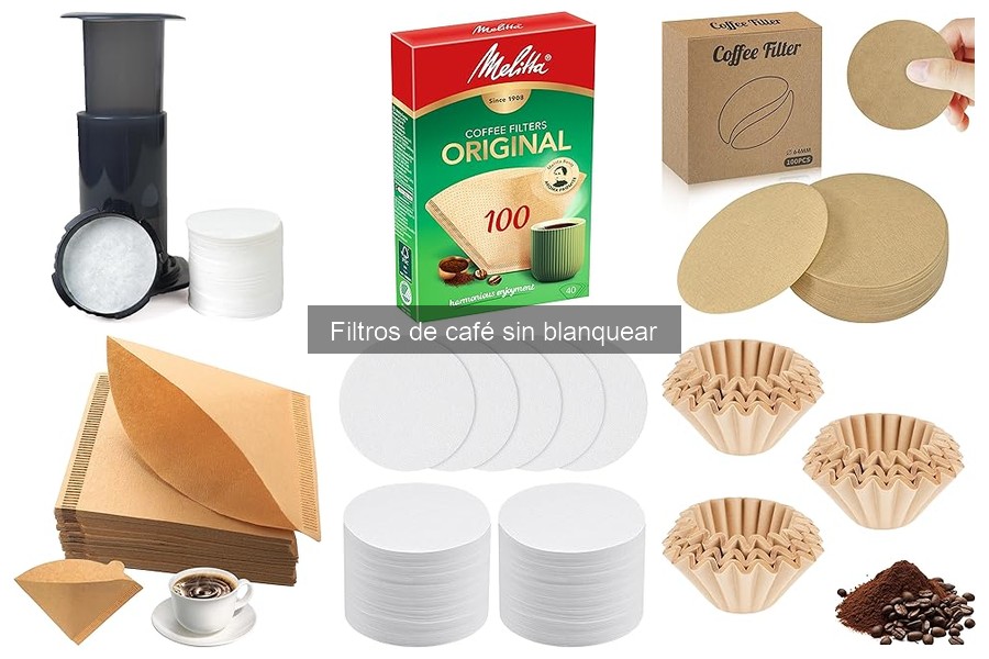 Comparativa de filtros de café sin blanquear: marcas destacadas