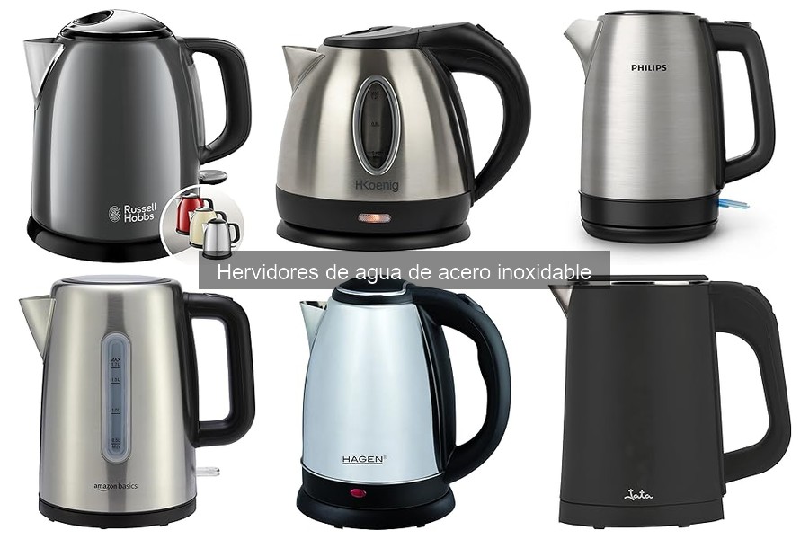 Comparativa de Hervidores de Agua de Acero Inoxidable con Control de Temperatura