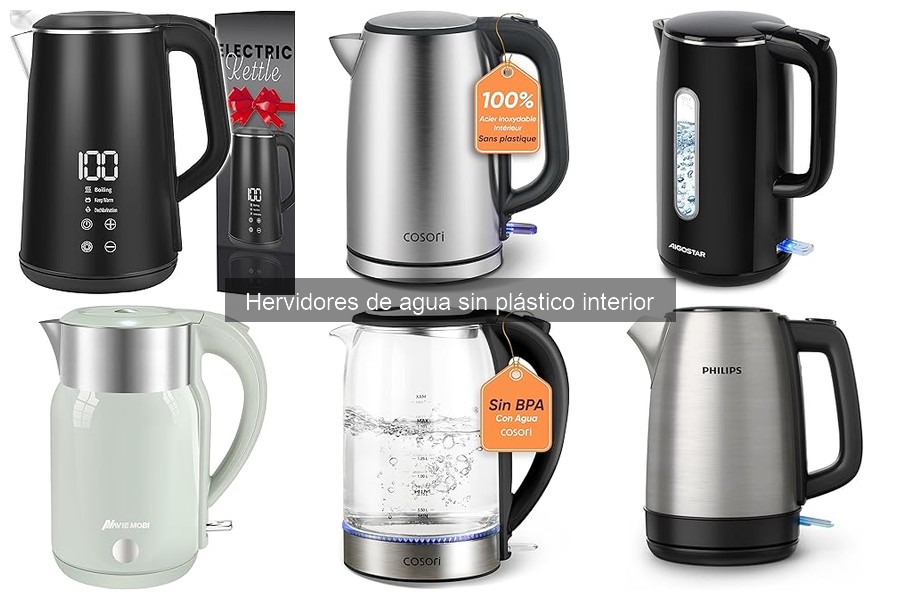 Comparativa de Hervidores Sin Plástico Interior: Mejores Marcas