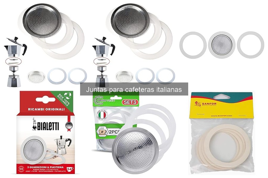 Comparativa de Juntas para Cafeteras Italianas: Calidad y Precio