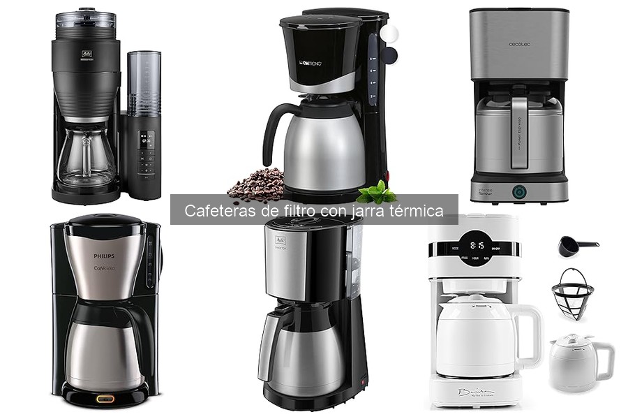 Comparativa de las Mejores Cafeteras de Filtro con Jarra Térmica