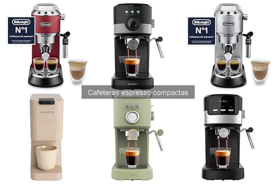 Comparativa de las Mejores Cafeteras Espresso Compactas