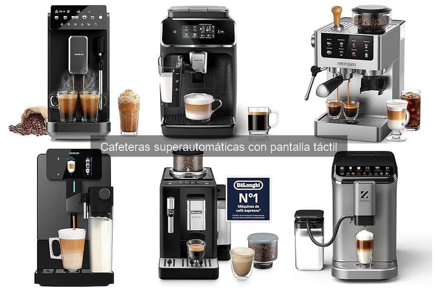 Comparativa de las Mejores Cafeteras Superautomáticas Táctiles