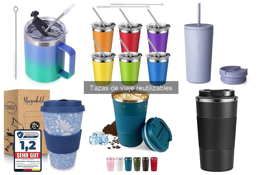 Comparativa de las Mejores Tazas de Viaje Reutilizables