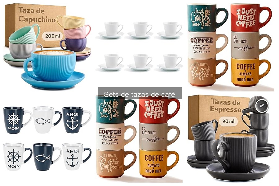 Comparativa de los Mejores Sets de Tazas de Café del Mercado