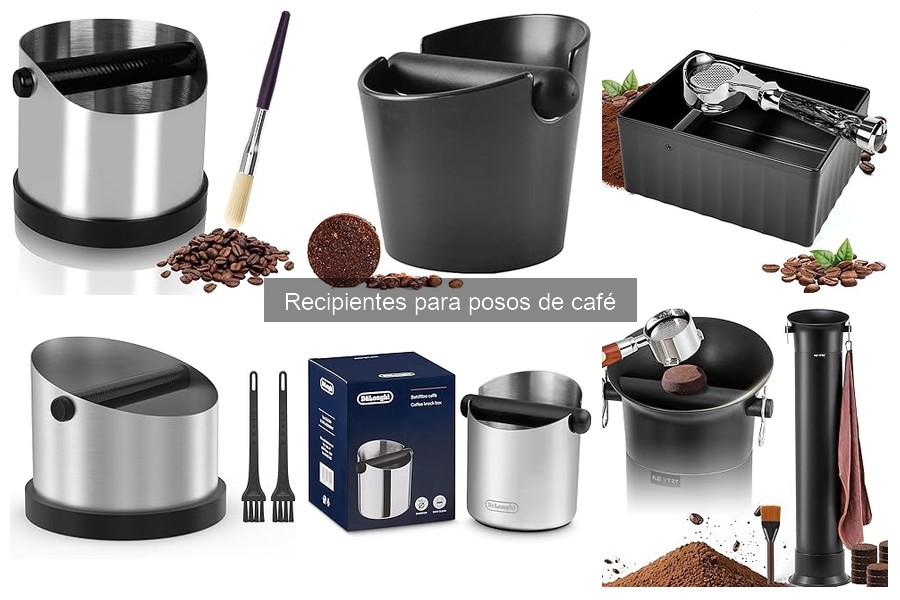 Comparativa de materiales para recipientes de posos de café