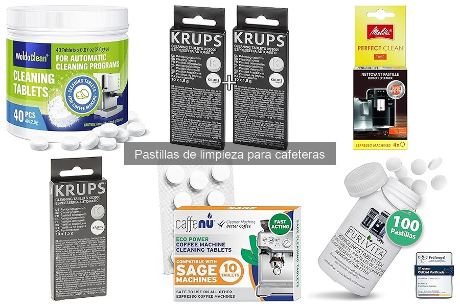 Comparativa de Pastillas de Limpieza para Cafeteras