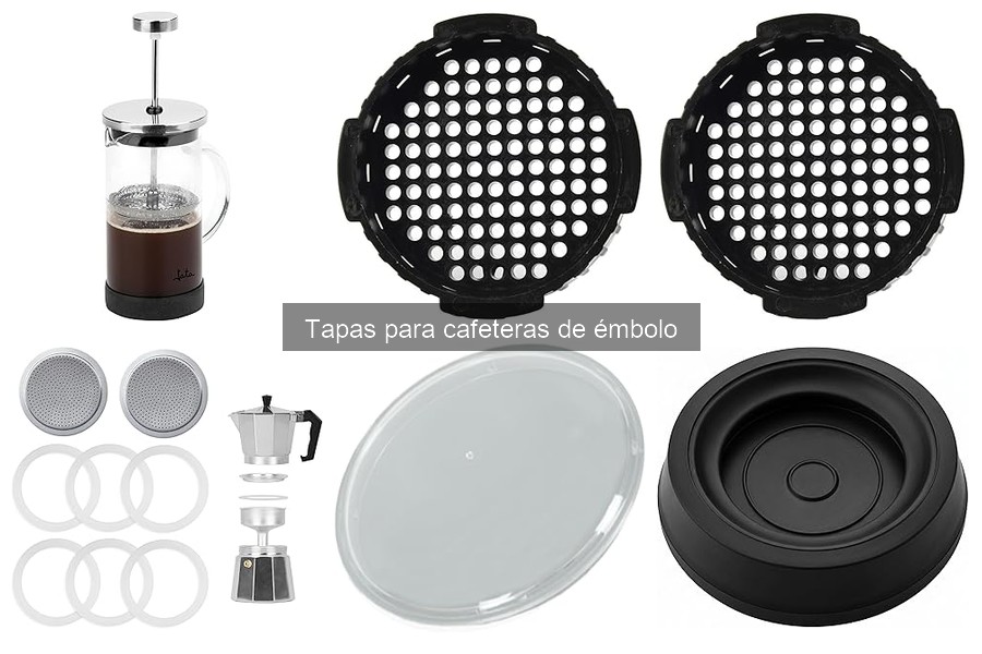 Comparativa de precios de tapas para cafeteras de émbolo