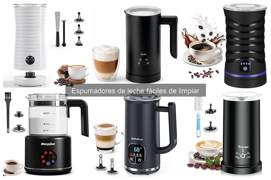 Comparativa de precios: Espumadores de leche fáciles de limpiar