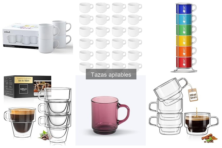 Comparativa: Tazas Apilables de Cerámica vs. Plástico