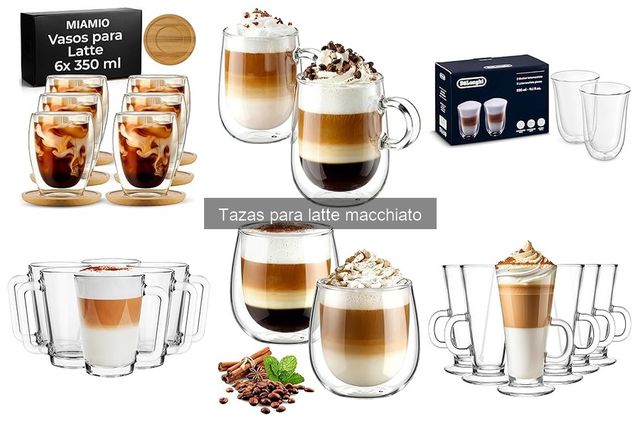 Comparativa: Tazas de vidrio vs cerámica para latte macchiato
