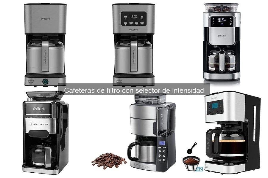 Compra cafeteras de filtro con selector de intensidad al mejor precio