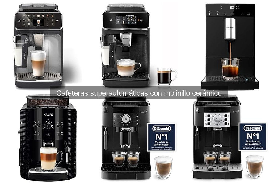 Compra las Mejores Cafeteras Superautomáticas con Molinillo Cerámico
