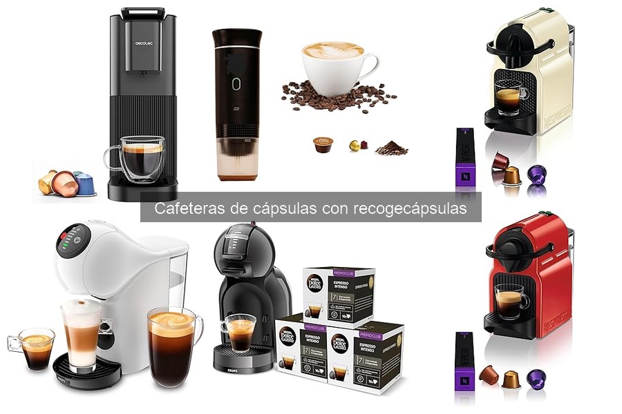 ¿Cuánto cuesta una cafetera de cápsulas con recogecápsulas?