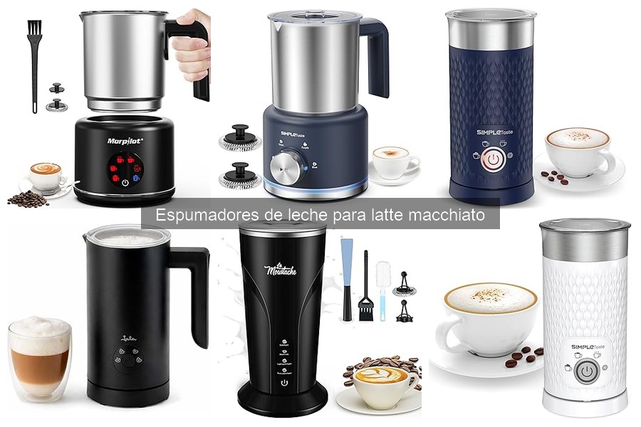 Deliciosas recetas de latte macchiato con espumadores de leche