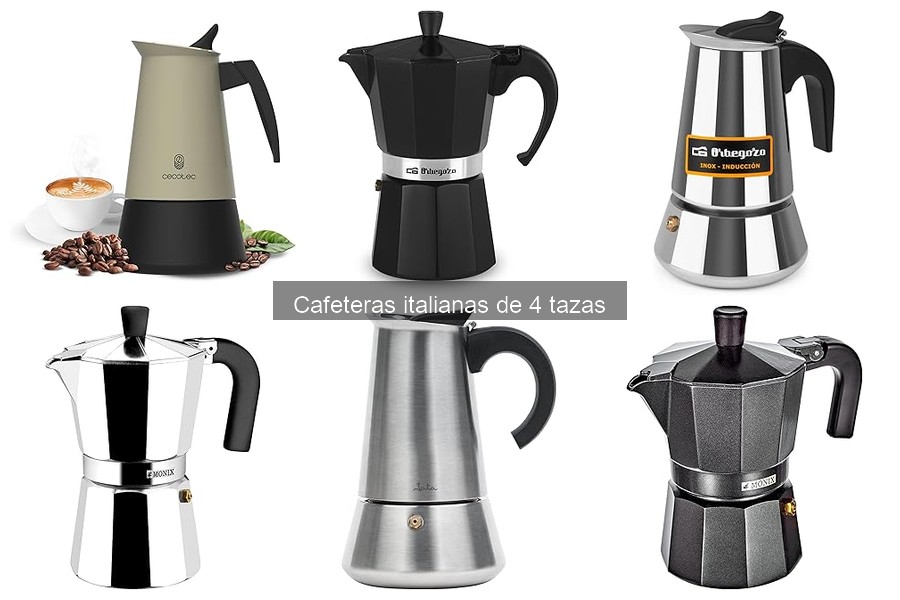 Descubre qué es una cafetera italiana de 4 tazas