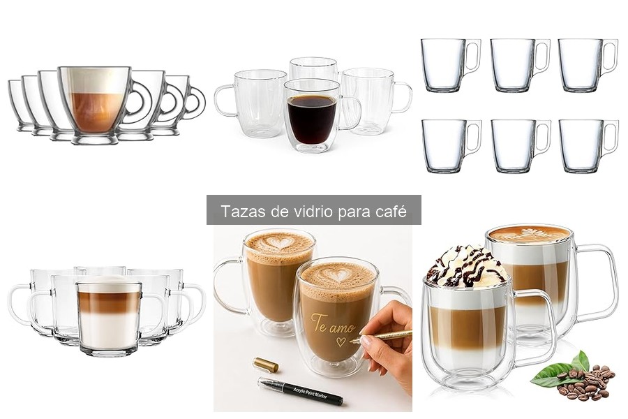 Diferencias en la producción de tazas de vidrio para café