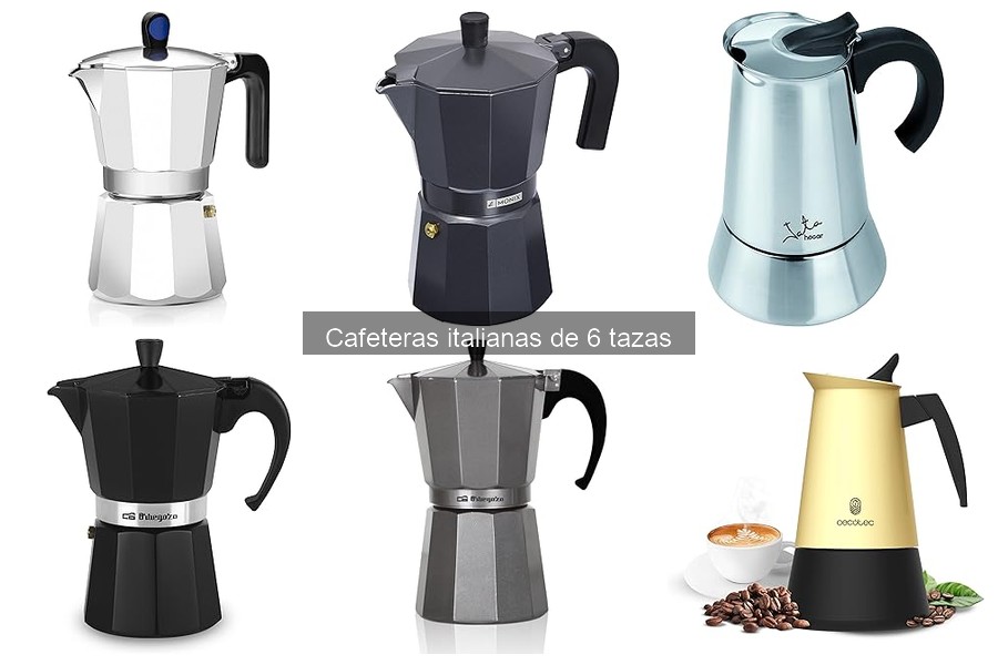 Dónde comprar cafetera italiana de 6 tazas: Mejores opciones