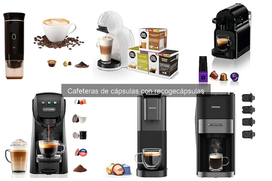 Dónde comprar cafeteras de cápsulas con recogecápsulas