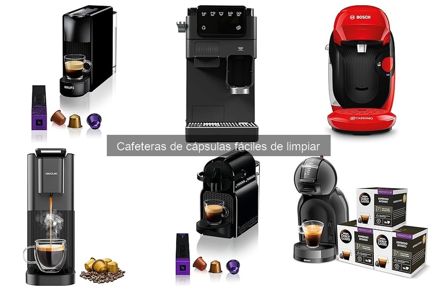 Dónde comprar cafeteras de cápsulas fáciles de limpiar