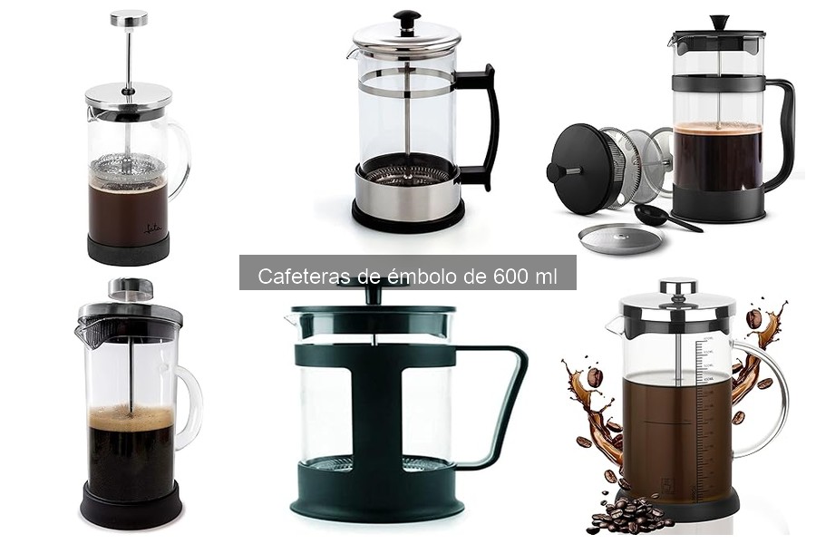 Dónde comprar cafeteras de émbolo de 600 ml baratas