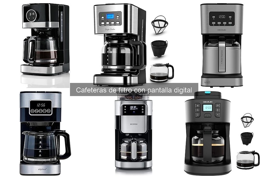 Dónde comprar cafeteras de filtro con pantalla digital