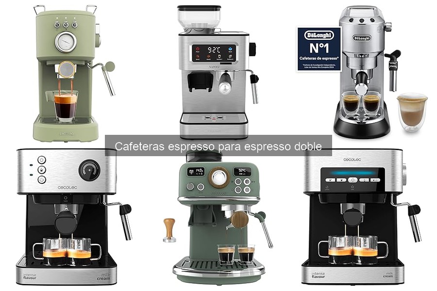 Dónde comprar cafeteras espresso dobles al mejor precio