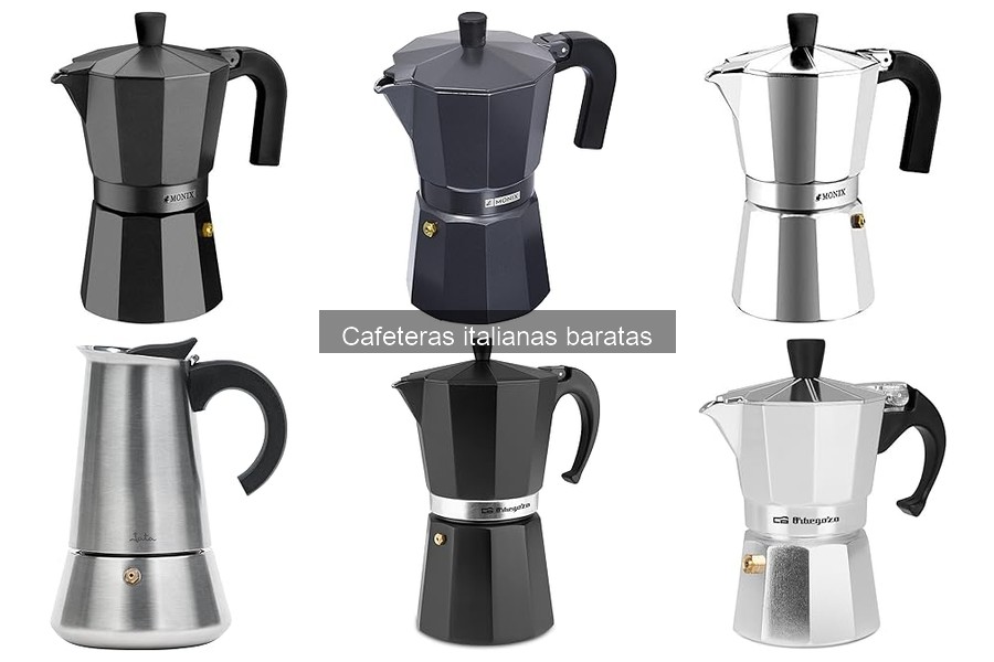 Dónde comprar cafeteras italianas baratas y ofertas