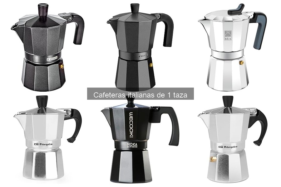 Dónde comprar cafeteras italianas de 1 taza con ofertas