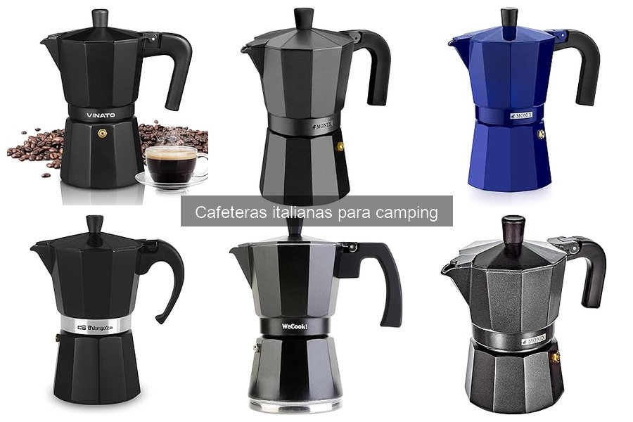 Dónde comprar cafeteras italianas para camping: mejores opciones