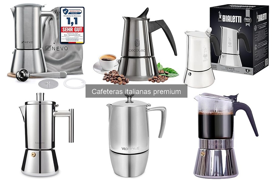 Dónde comprar cafeteras italianas premium en oferta