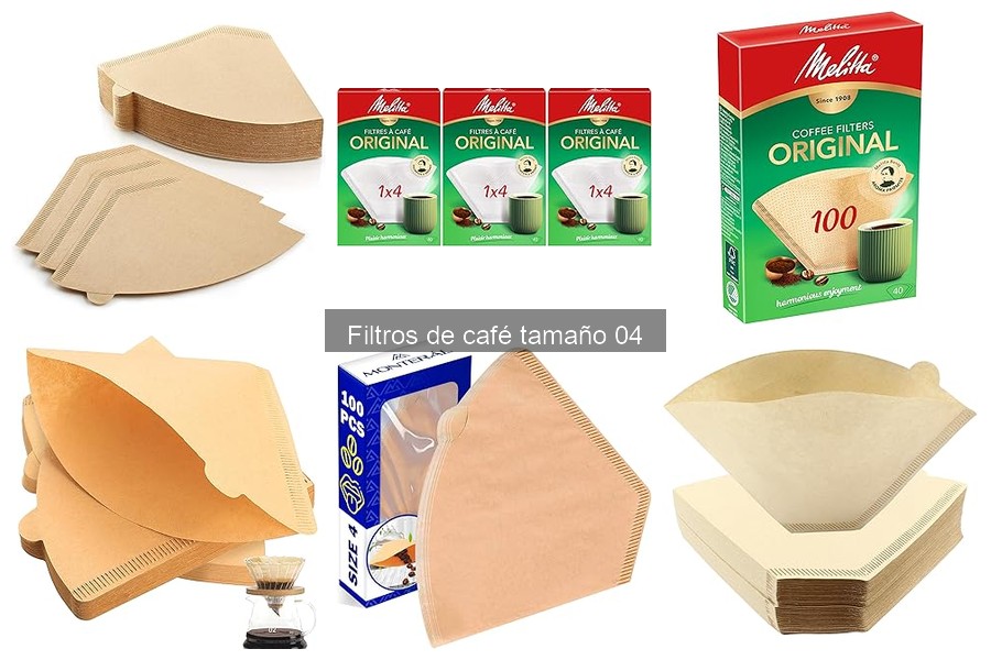 Dónde comprar filtros de café tamaño 04 a buen precio