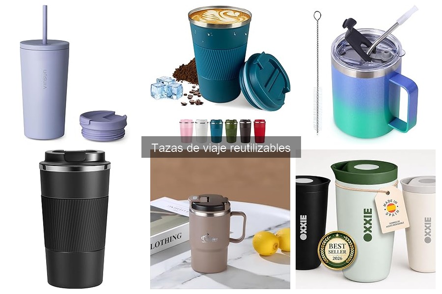 Dónde comprar tazas de viaje reutilizables a buen precio