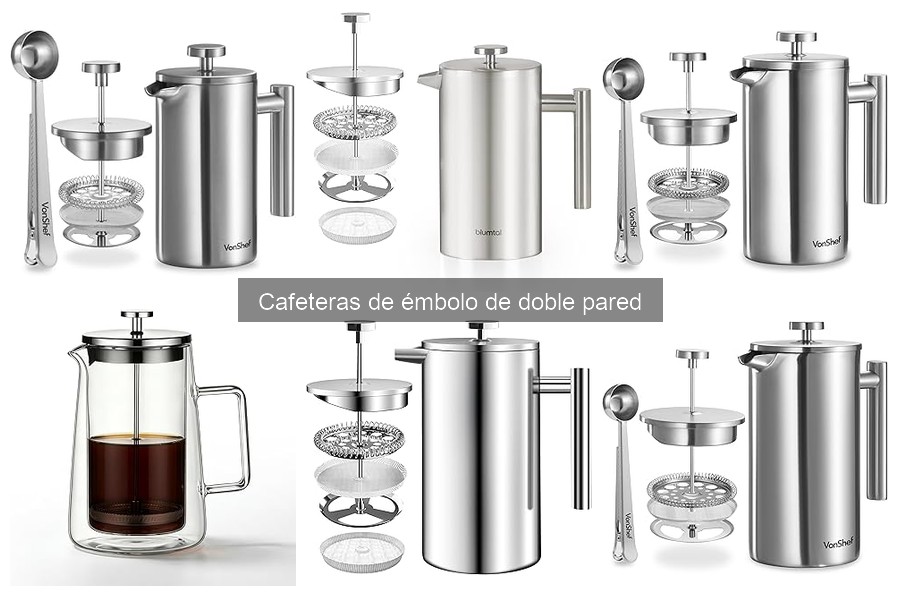 ¿Dónde comprar una cafetera de émbolo de doble pared?