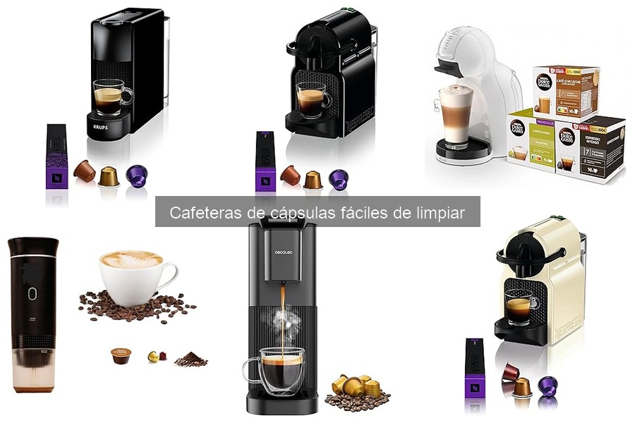 Errores comunes al usar cafeteras de cápsulas fáciles de limpiar