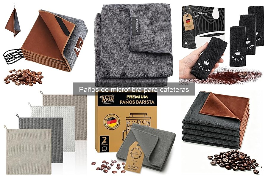 Errores comunes al usar paños de microfibra en cafeteras