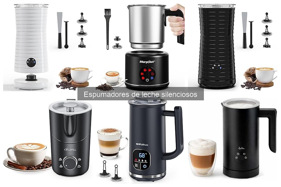 Espumador de leche silencioso vs. batidor manual: ¿cuál elegir?